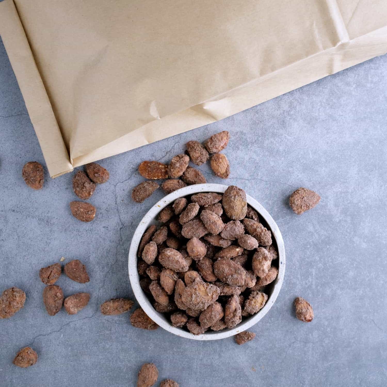 Gebrannte Bio-Mandeln mit Zucker & Zimt - vegan - Großpackung -TARABAO