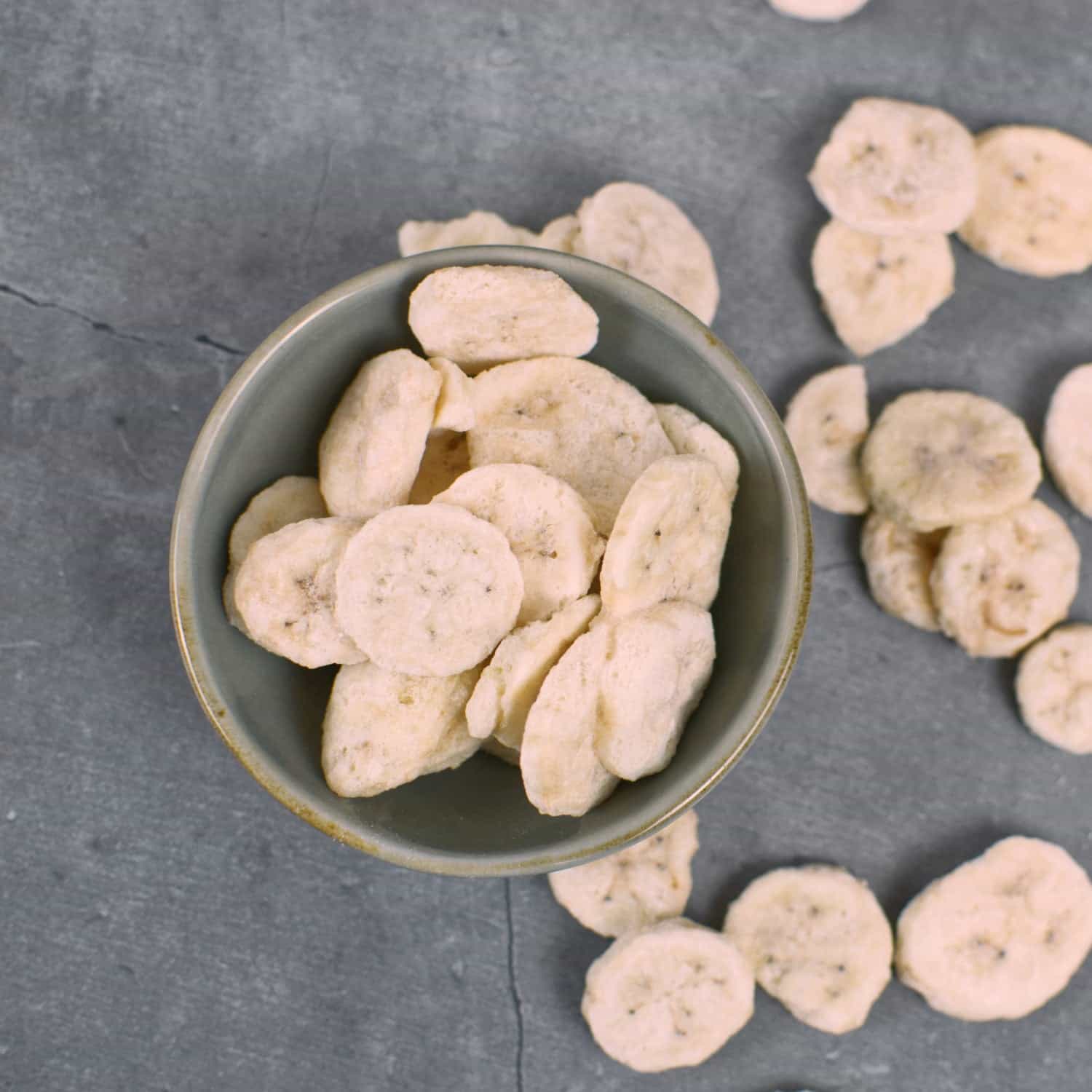 Bio Bananenscheiben gefriergetrocknet