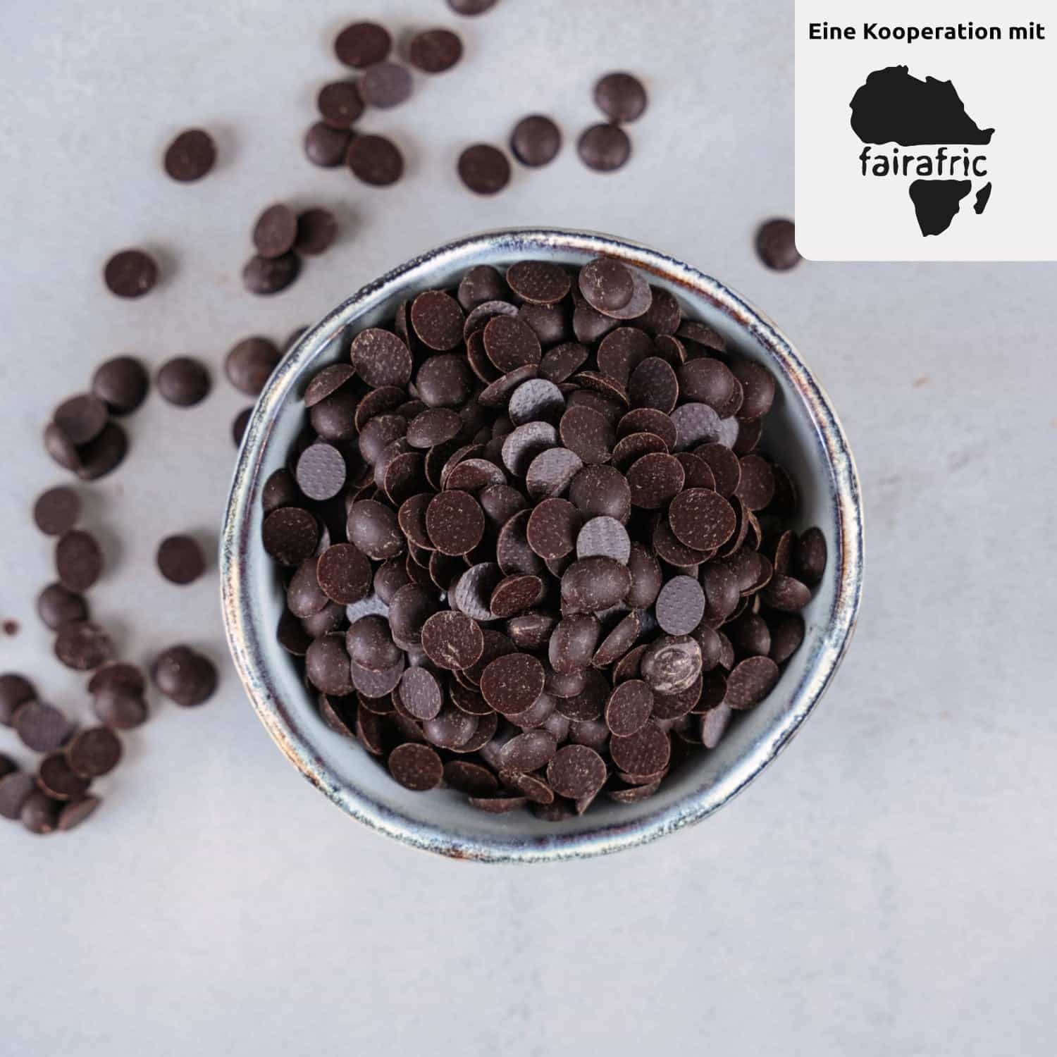 Bio kleine Schokodrops Zartbitterschokolade mit 80% Kakaoanteil