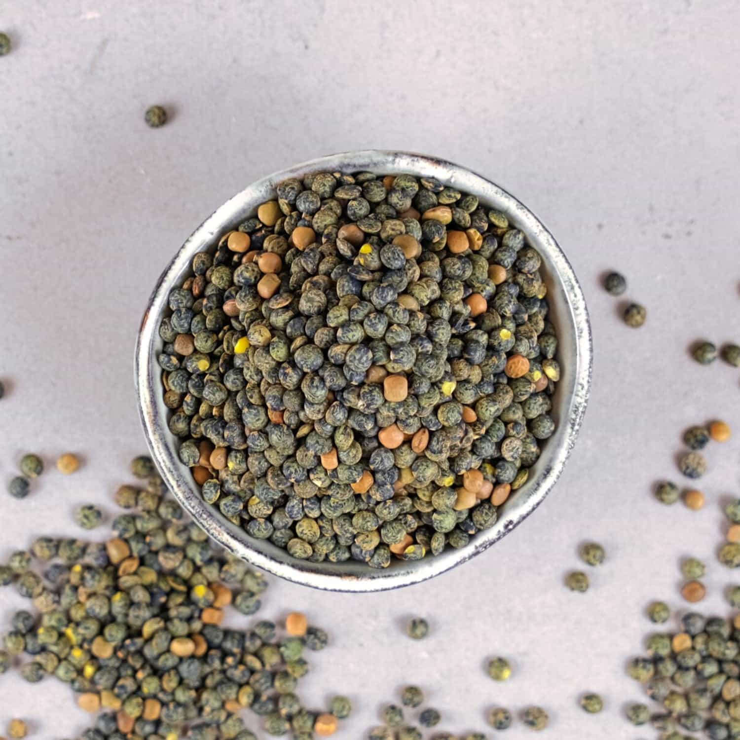 Bio grüne Linsen nach Art 'Du Puy'