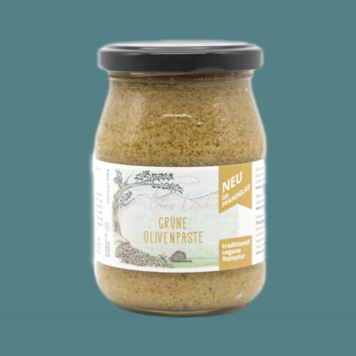 Grüne Bio Olivenpaste aus griechischer Manufaktur