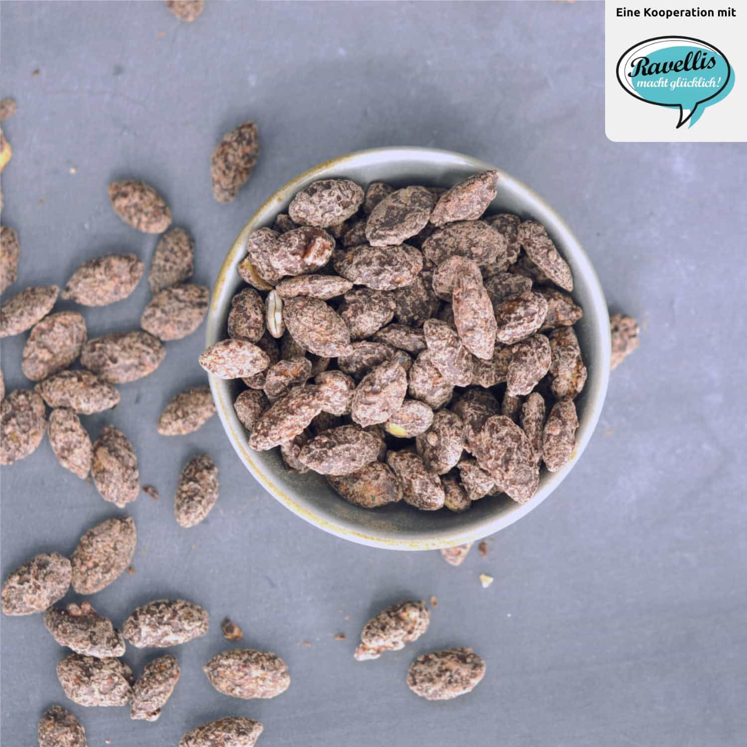 Ravellis Bio-Kürbiskerne dunkle Schokolade & Orange im Kupferkessel gebrannt - vegan - Großpackung -TARABAO