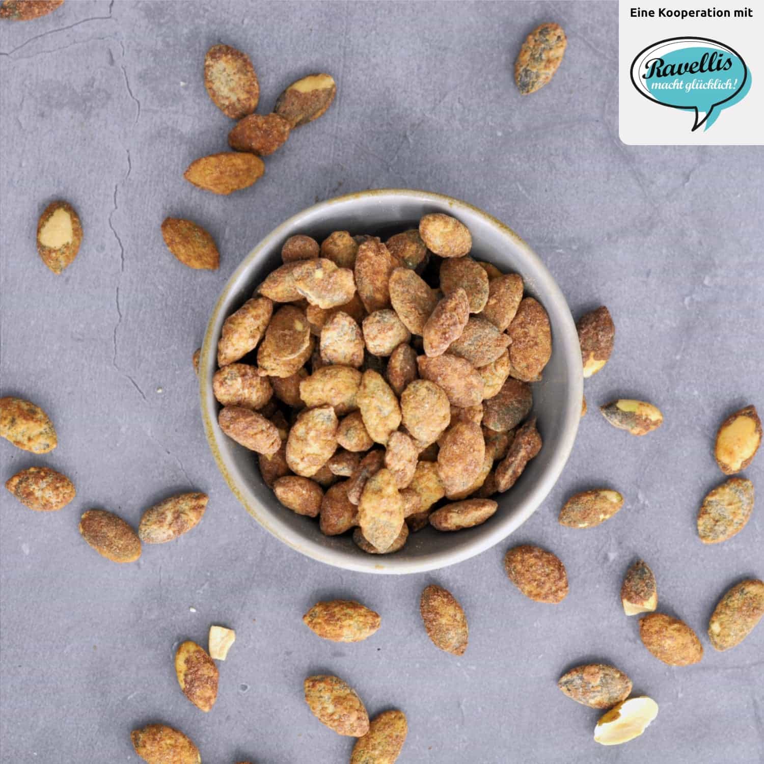 Ravellis Bio-Kürbiskerne Vanille & Zimt im Kupferkessel gebrannt - vegan - Großpackung -TARABAO