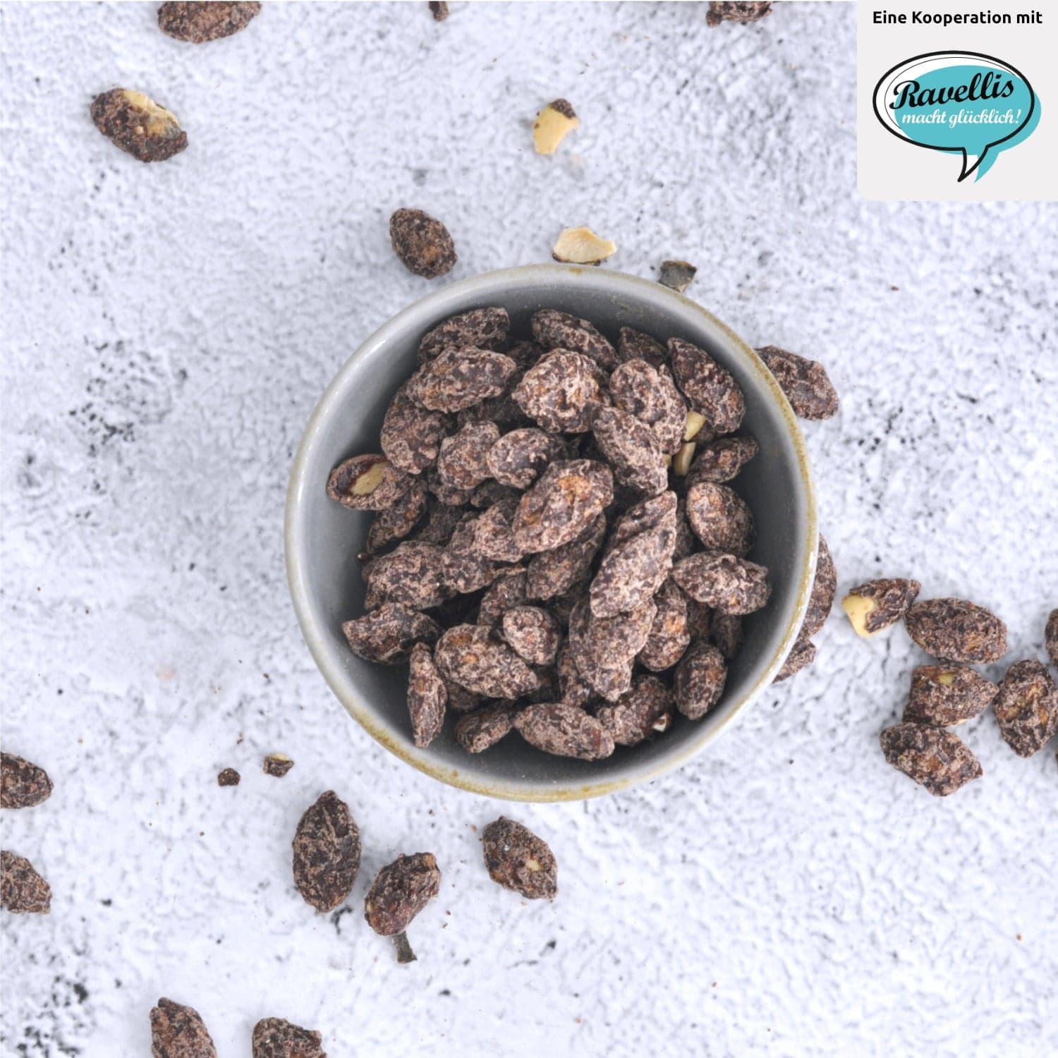 Ravellis Bio-Kürbiskerne dunkle Schokolade & Fleur de Sel im Kupferkessel gebrannt - vegan - Großpackung -TARABAO