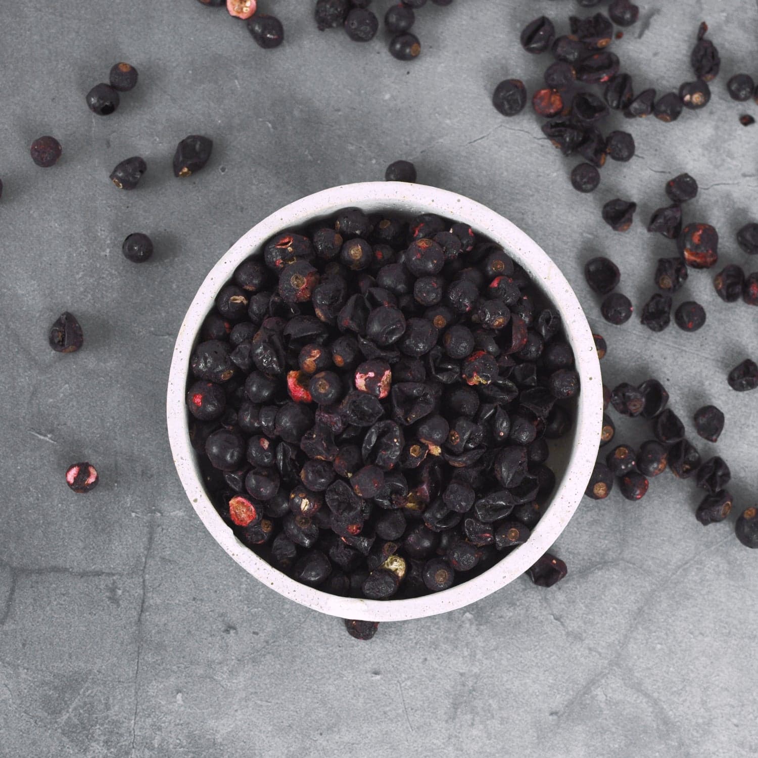 Bio schwarze Johannisbeeren gefriergetrocknet