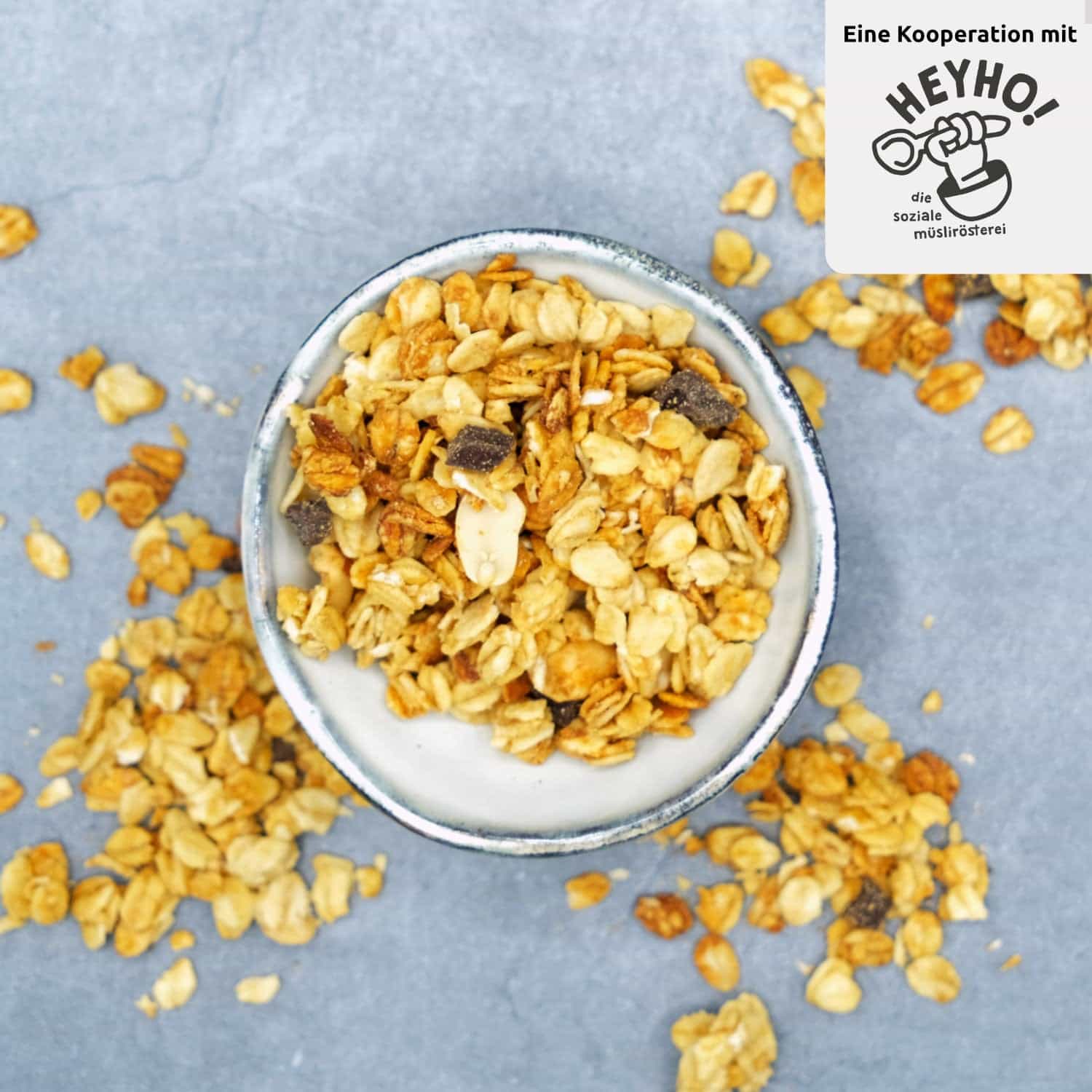 HEYHO Bio Granola Peanut Power to the People - TARABAO -Müsli - vegan