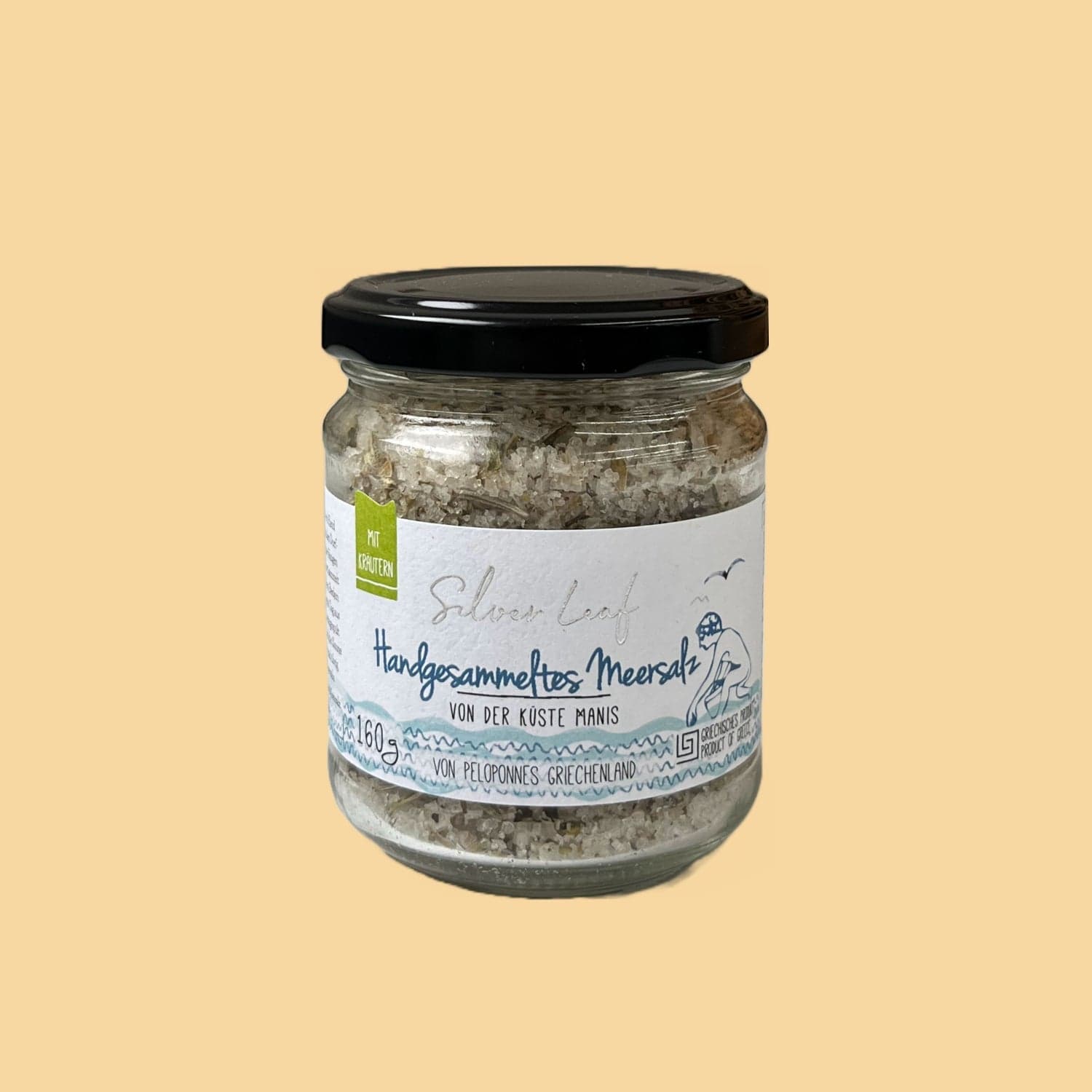 Handgesammeltes Meersalz mit Bio-Kräutern