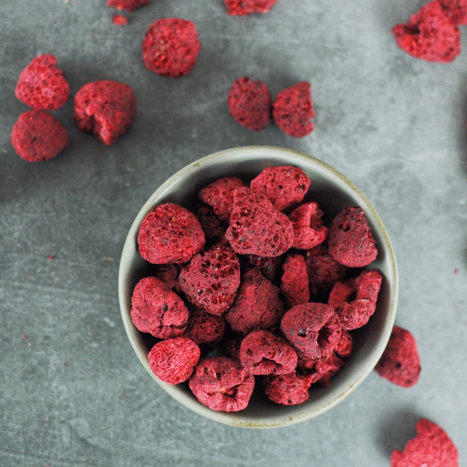 Bio Himbeeren gefriergetrocknet